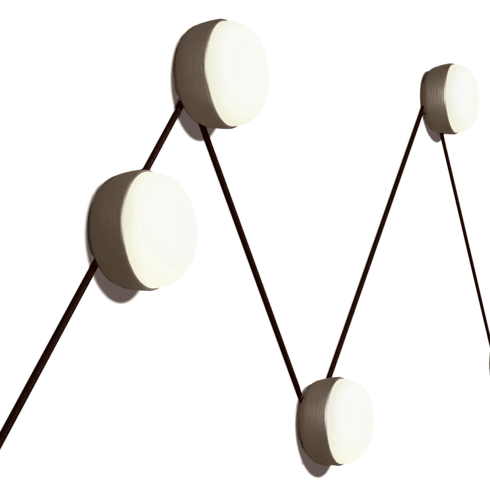 Lampa modułowa KIKI CONNECT szczotkowany brąz Contardi Eye on Design