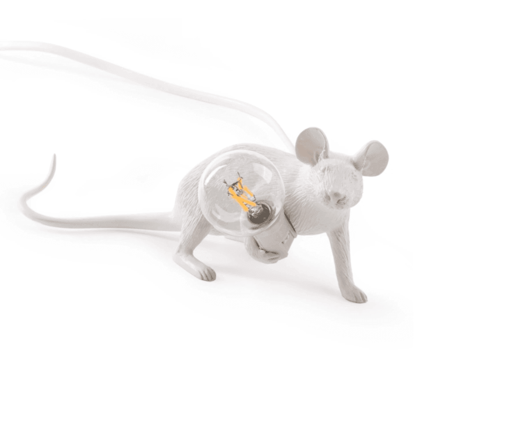 Lampa MOUSE LOP biały Seletti Eye on Design