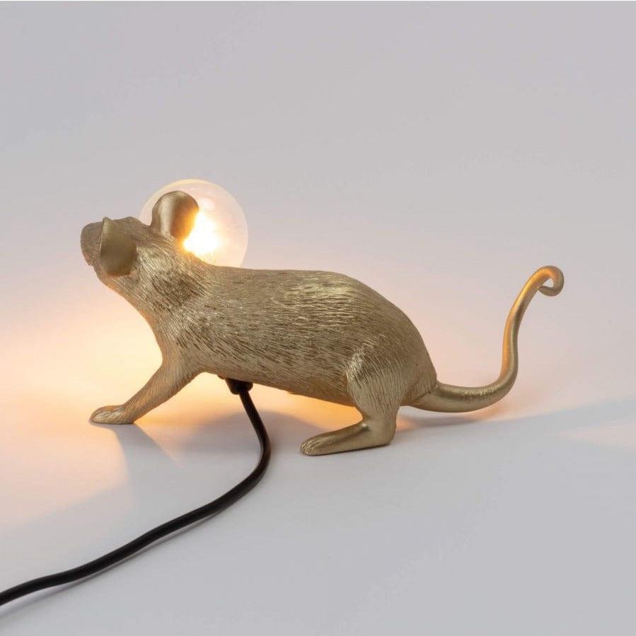 Lampa MOUSE LOP złoty Seletti Eye on Design