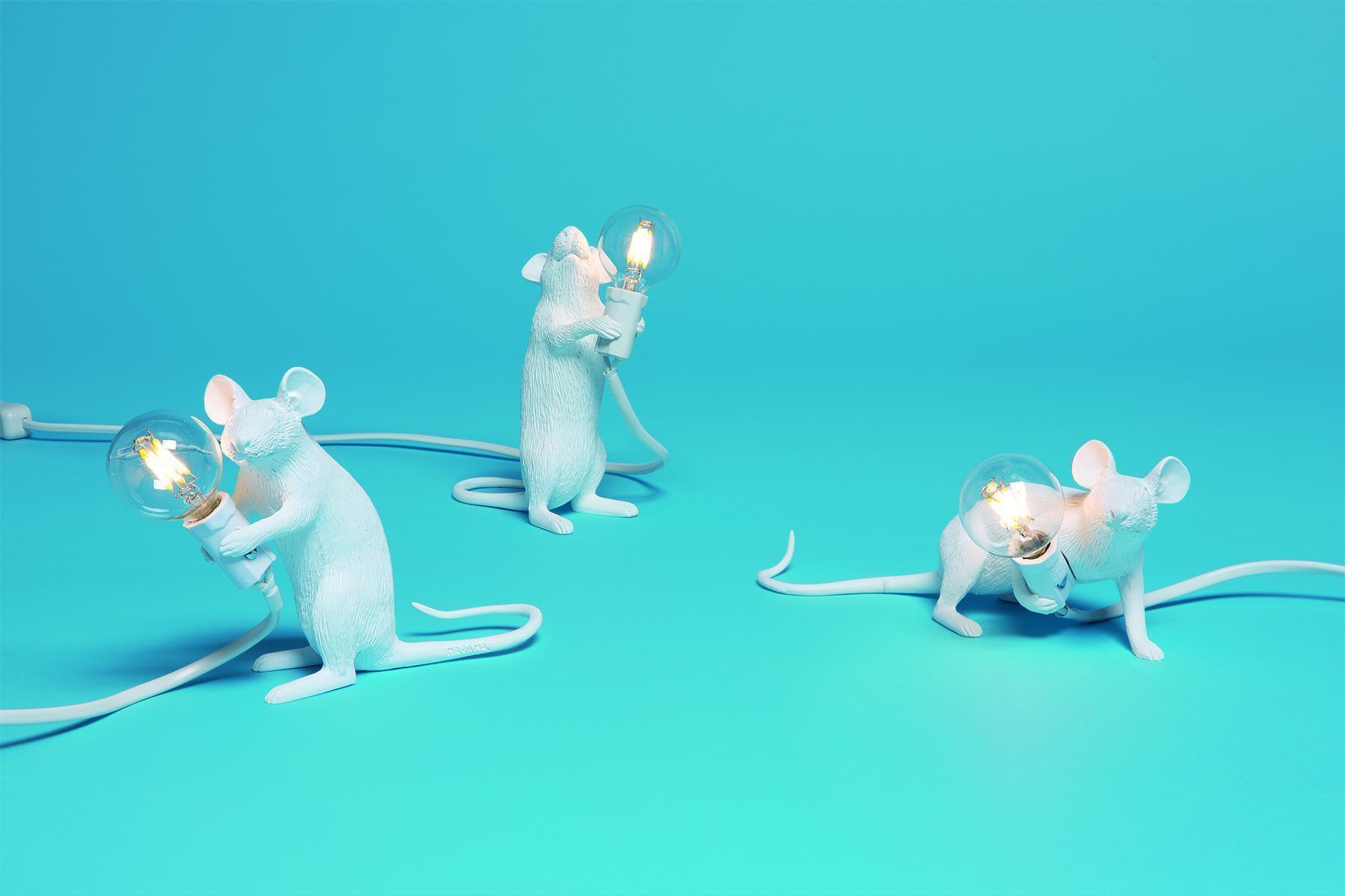 Lampa MOUSE MAC biały Seletti Eye on Design