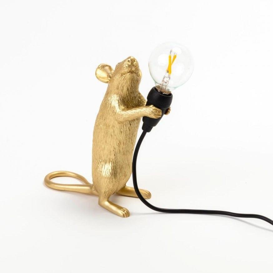 Lampa MOUSE STEP złoty Seletti Eye on Design