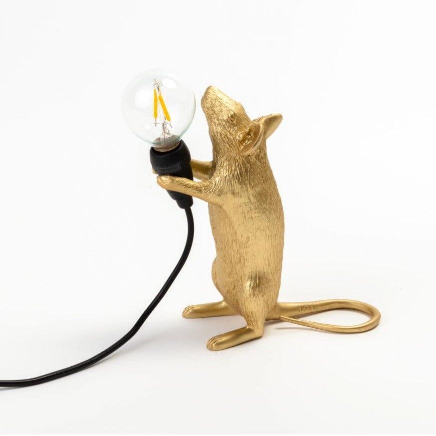 Lampa MOUSE STEP złoty Seletti Eye on Design