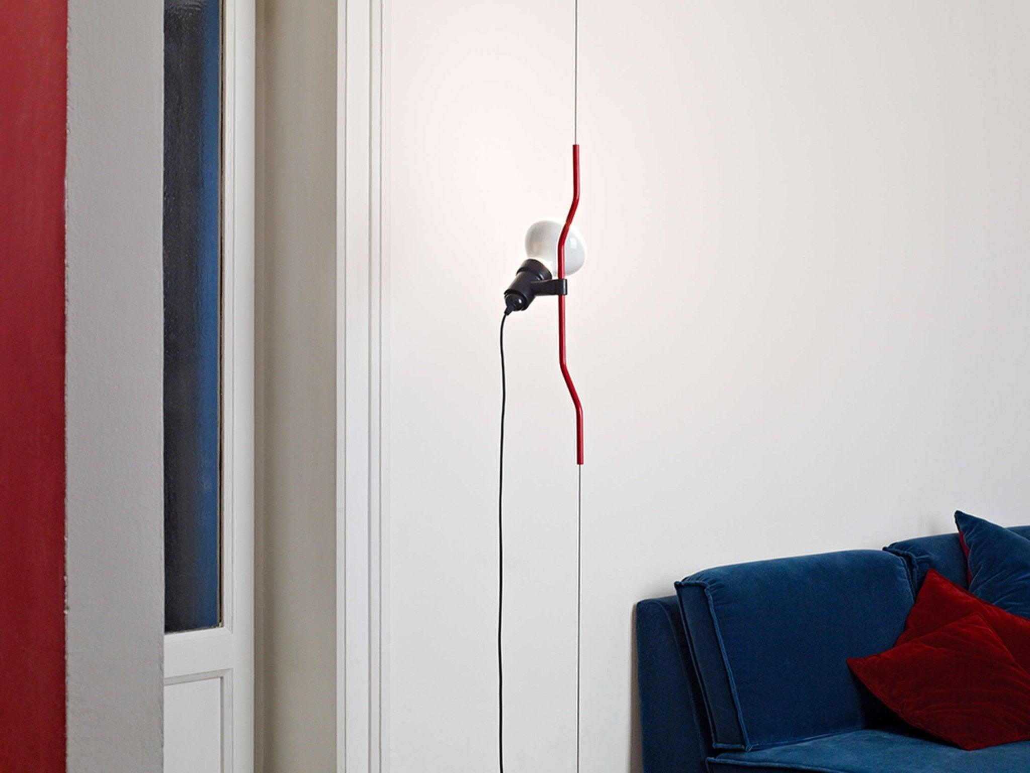 Lampa PARENTESI czerwony Flos Eye on Design