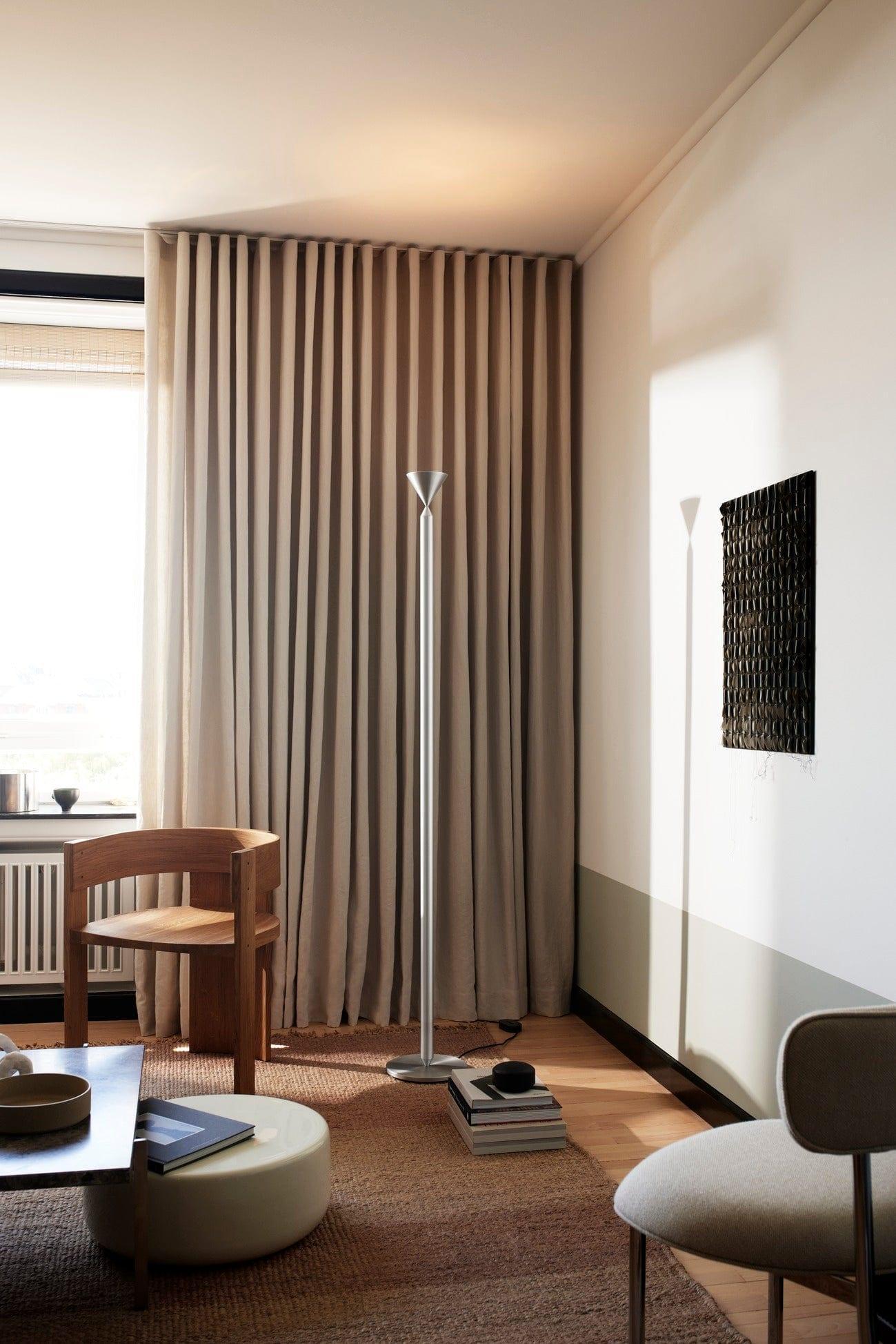 Lampa podłogowa APOLLO srebrny Pholc Eye on Design