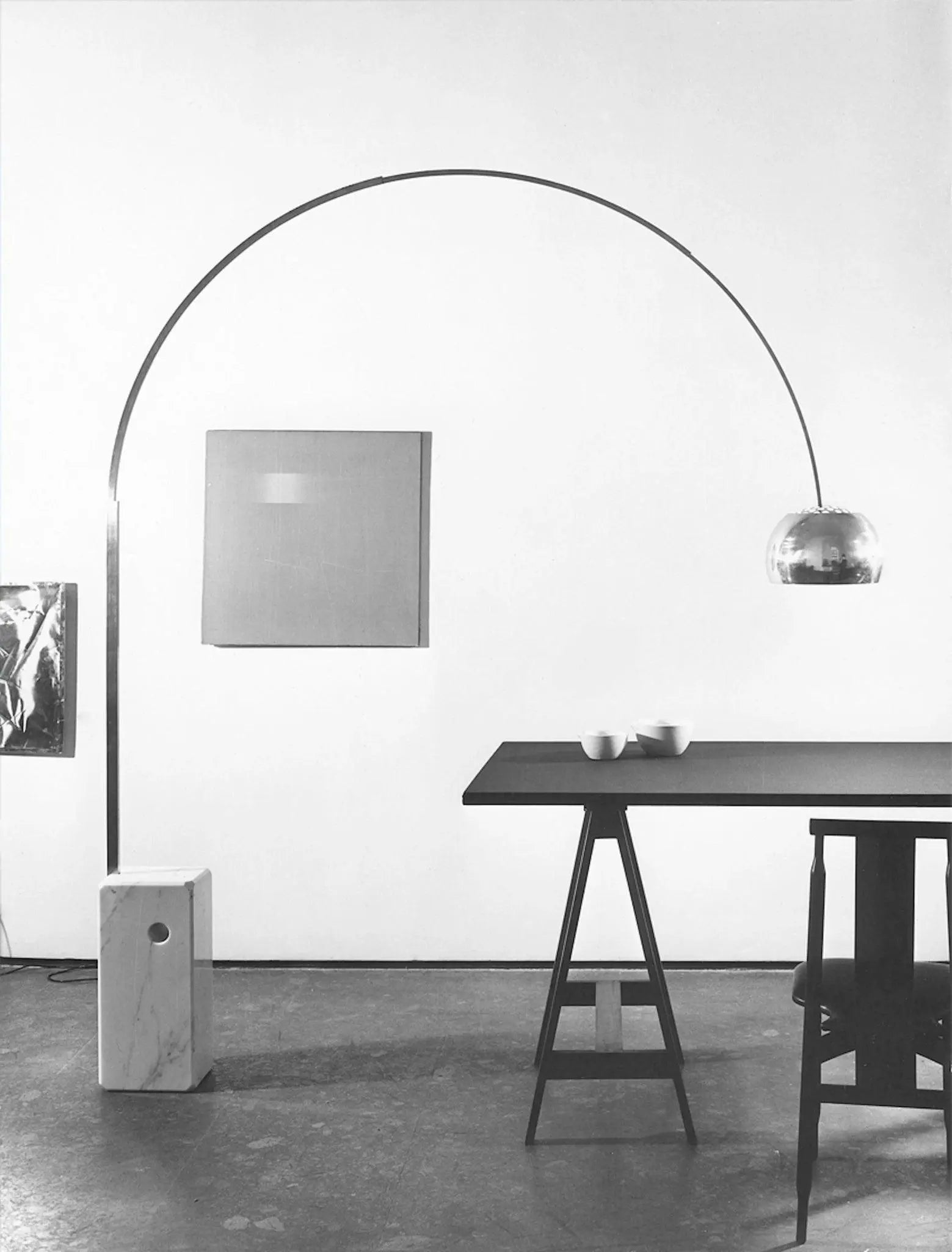 Lampa podłogowa łukowa ARCO marmur – Flos