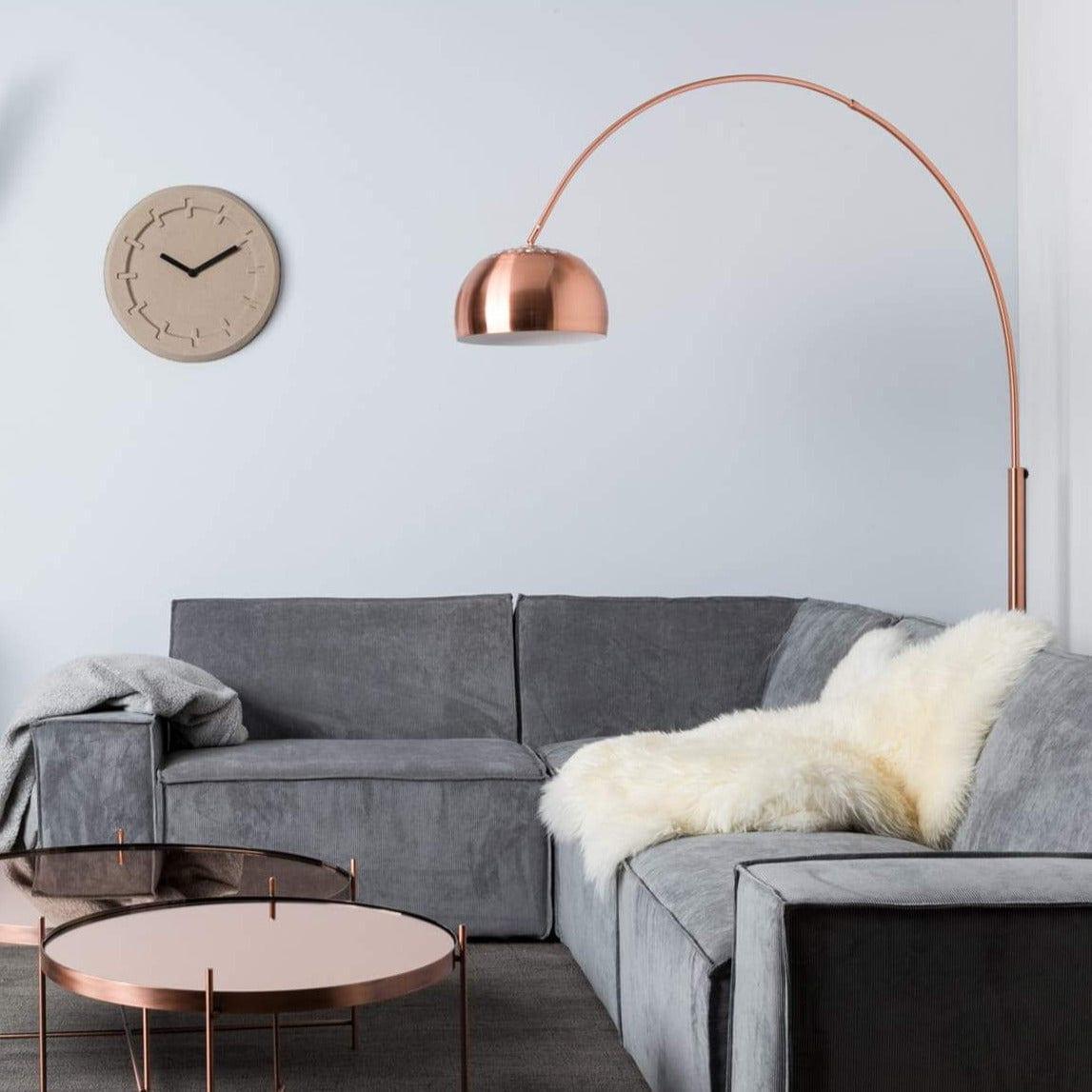 Lampa podłogowa BOW miedziany Zuiver Eye on Design