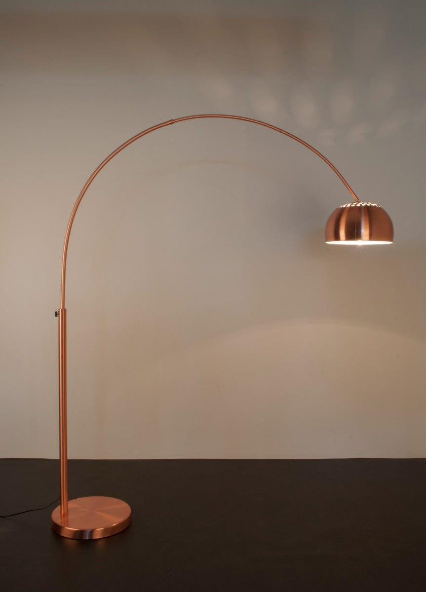 Lampa podłogowa BOW miedziany Zuiver Eye on Design