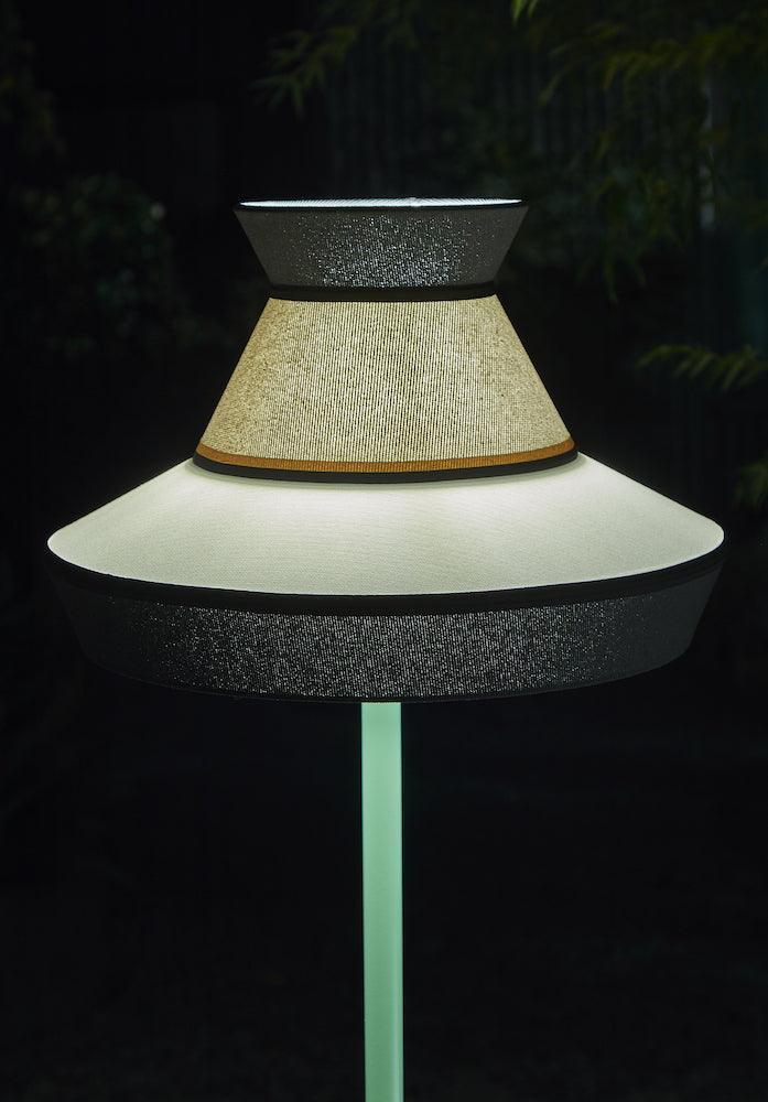 Lampa podłogowa CALYPSO GUADALOUPE czarno-biały Contardi Eye on Design