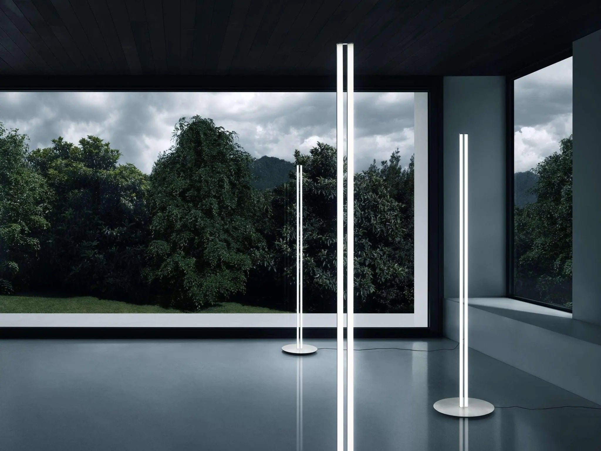 Lampa podłogowa COORDINATES srebrny – Flos
