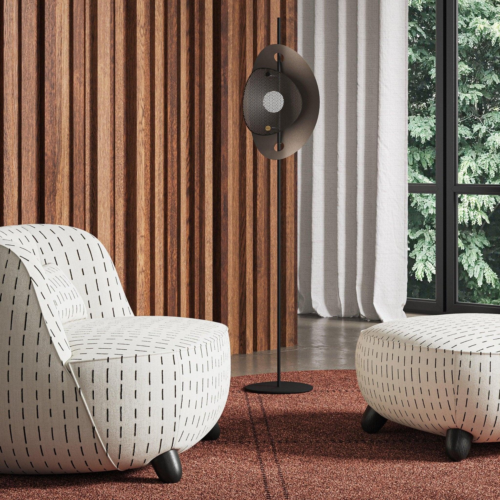 Lampa podłogowa COROLLE czarny Liu Jo Living Eye on Design