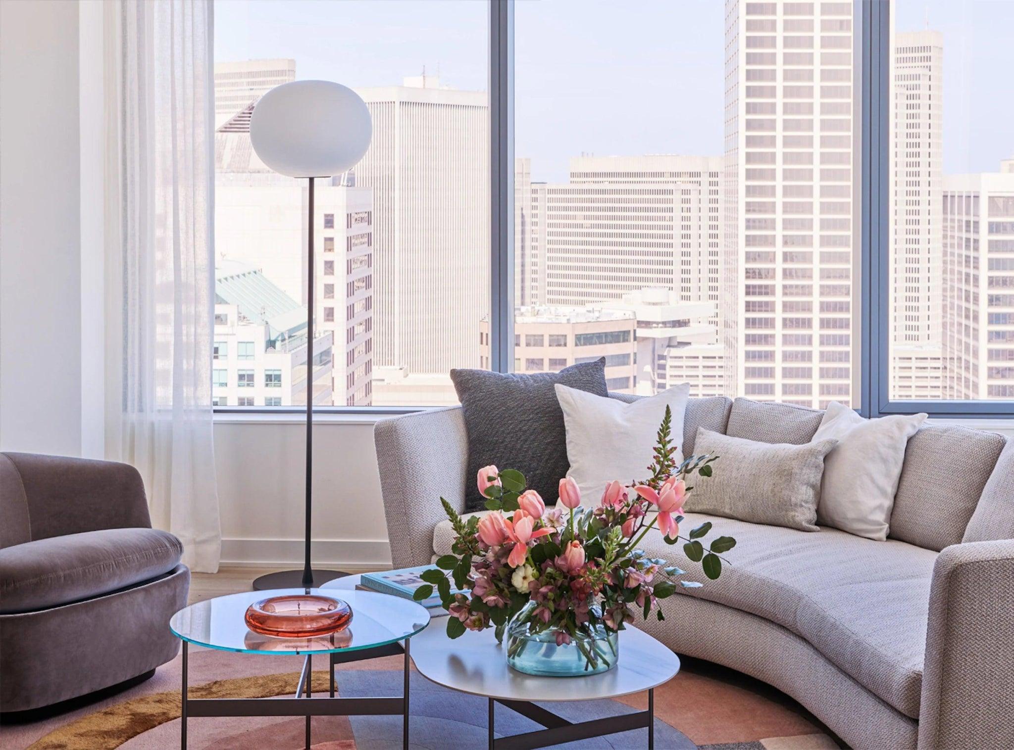 Lampa podłogowa GLO-BALL czarny matowy Flos Eye on Design