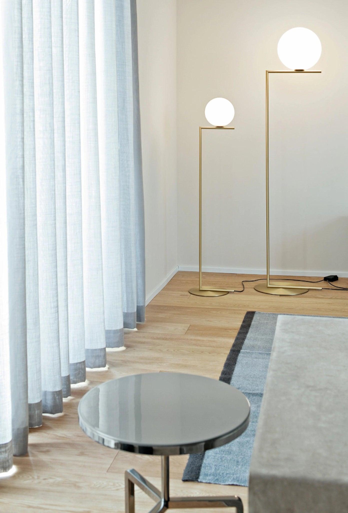 Lampa podłogowa IC LIGHTS mosiężny Flos Eye on Design