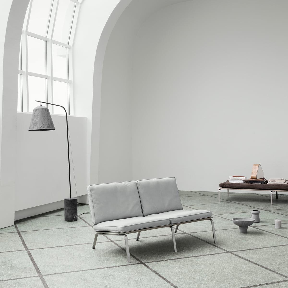 Lampa podłogowa LINE ONE szary marmur NORR11 Eye on Design