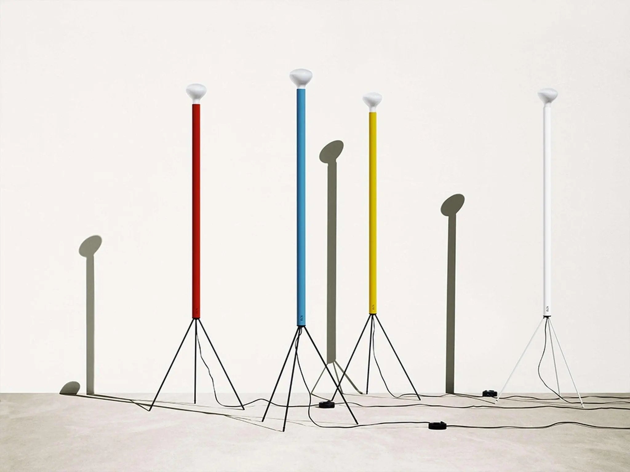 Lampa podłogowa LUMINATOR czerwony – Flos