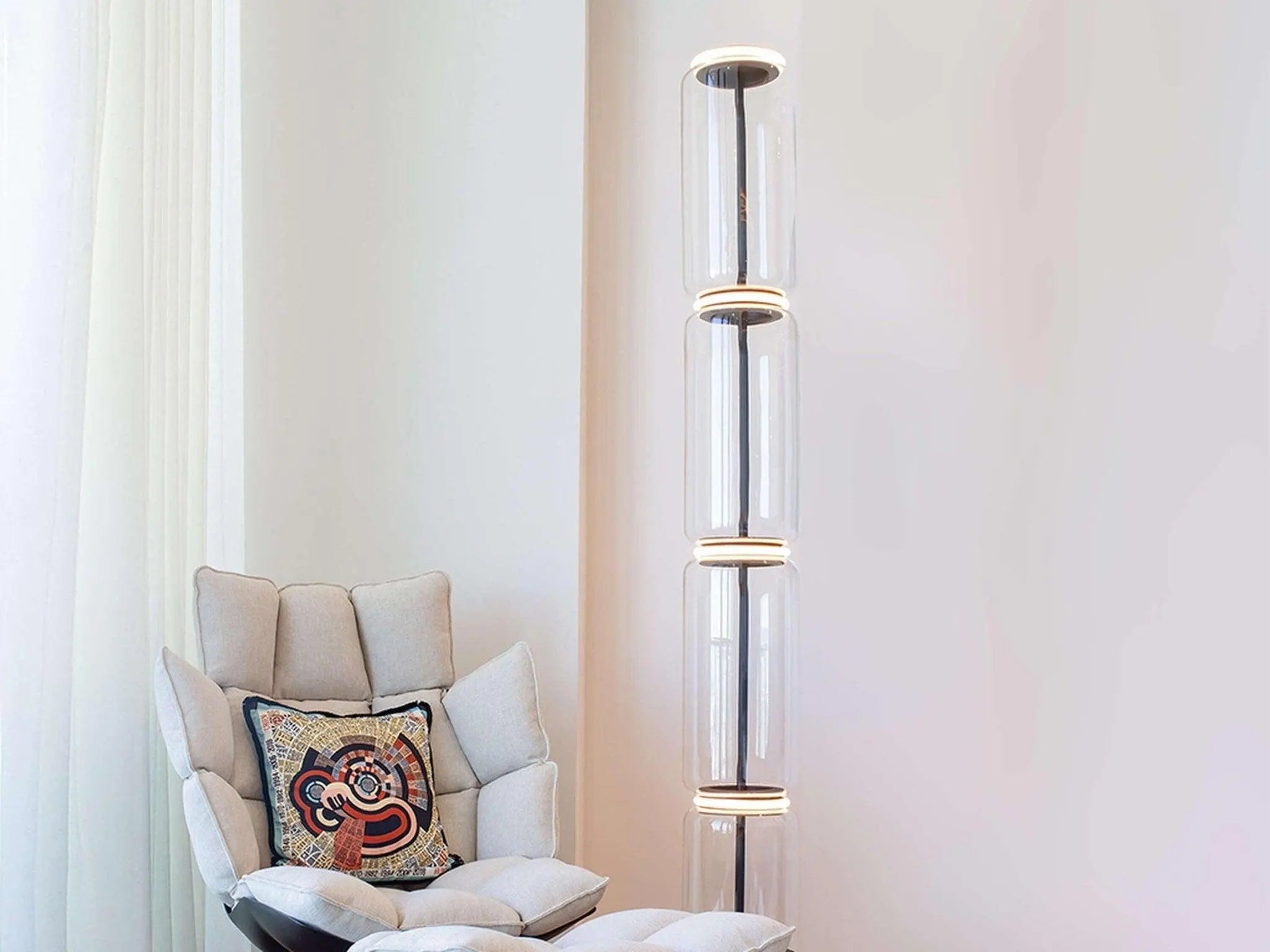 Lampa podłogowa NOCTAMBULE szkło – Flos