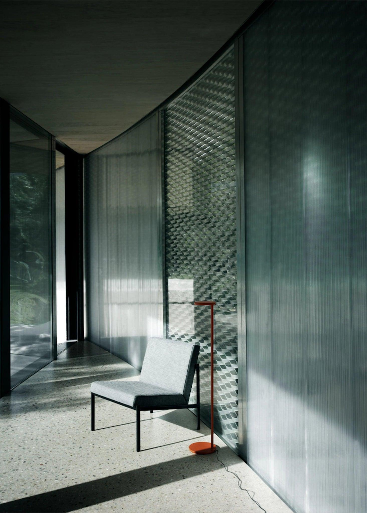 Lampa podłogowa OBLIQUE rdzawy matowy Flos Eye on Design