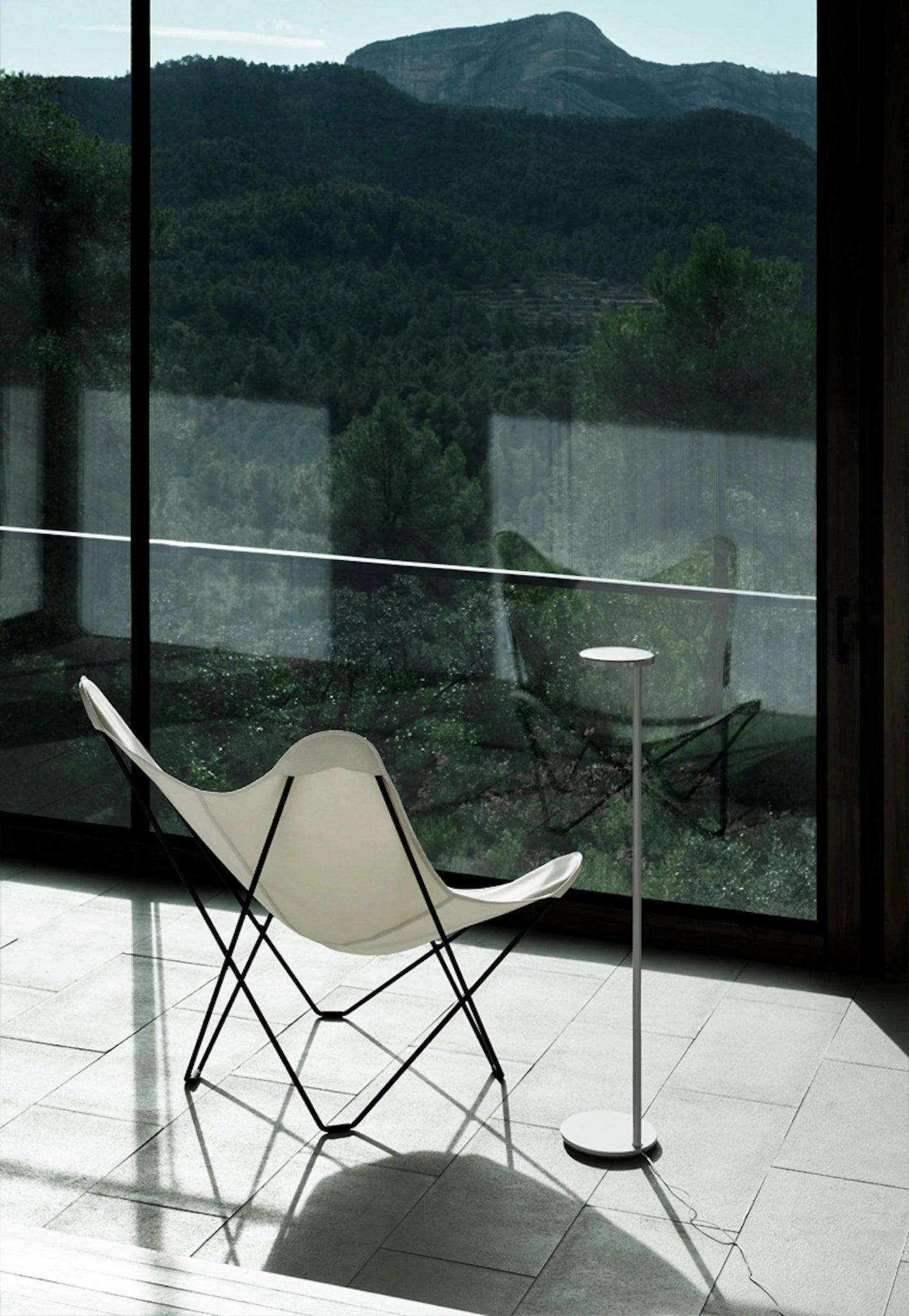 Lampa podłogowa OBLIQUE szary Flos Eye on Design