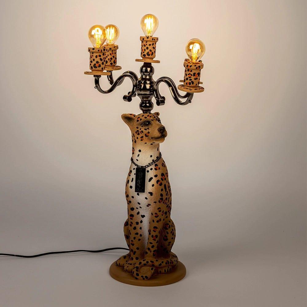 Lampa podłogowa PROUDLY CROWNED PANTHER centki Bold Monkey Eye on Design