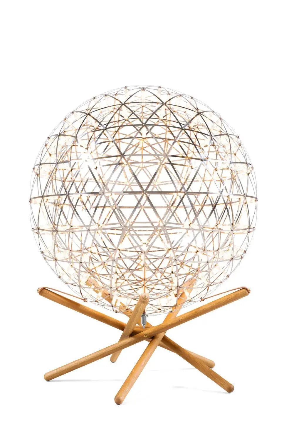 Lampa podłogowa RAIMOND II TENSEGRITY stal nierdzewna – Moooi