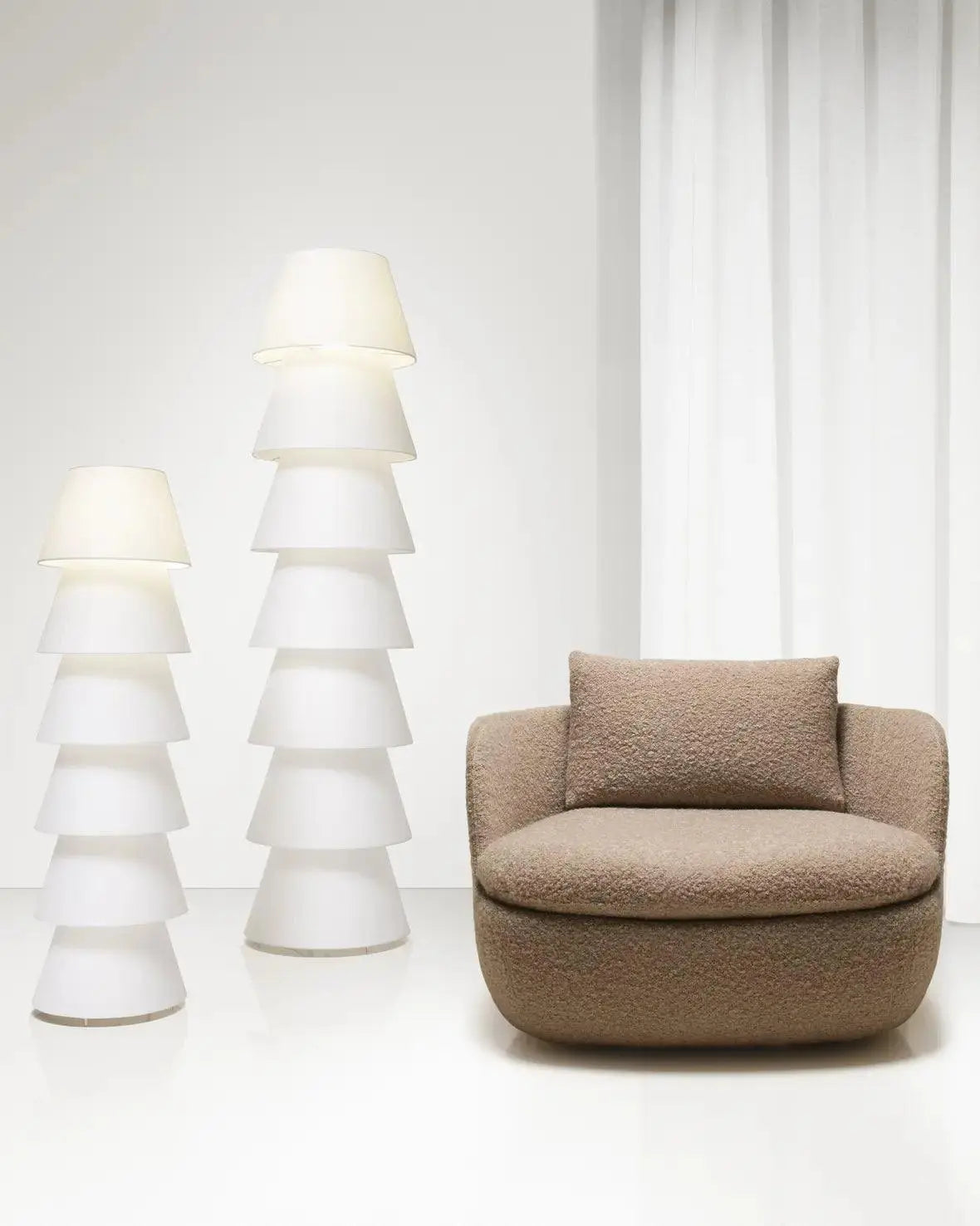 Lampa podłogowa SET UP SHADES biały – Moooi