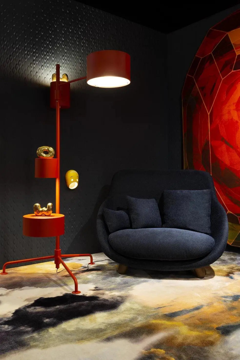 Lampa podłogowa STATISTOCRAT srebrny – Moooi