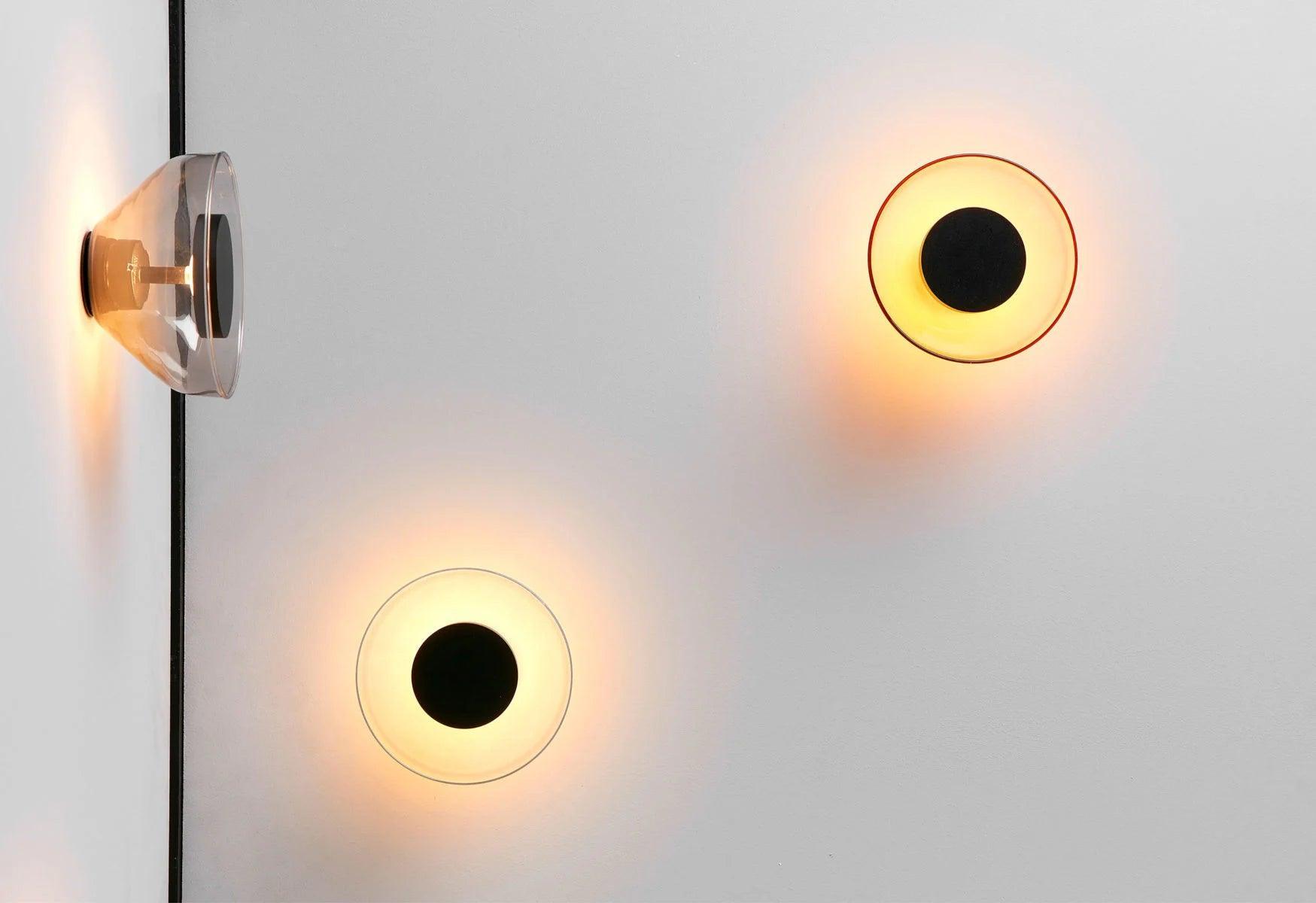 Lampa ścienna AURA dymione szkło Marset Eye on Design
