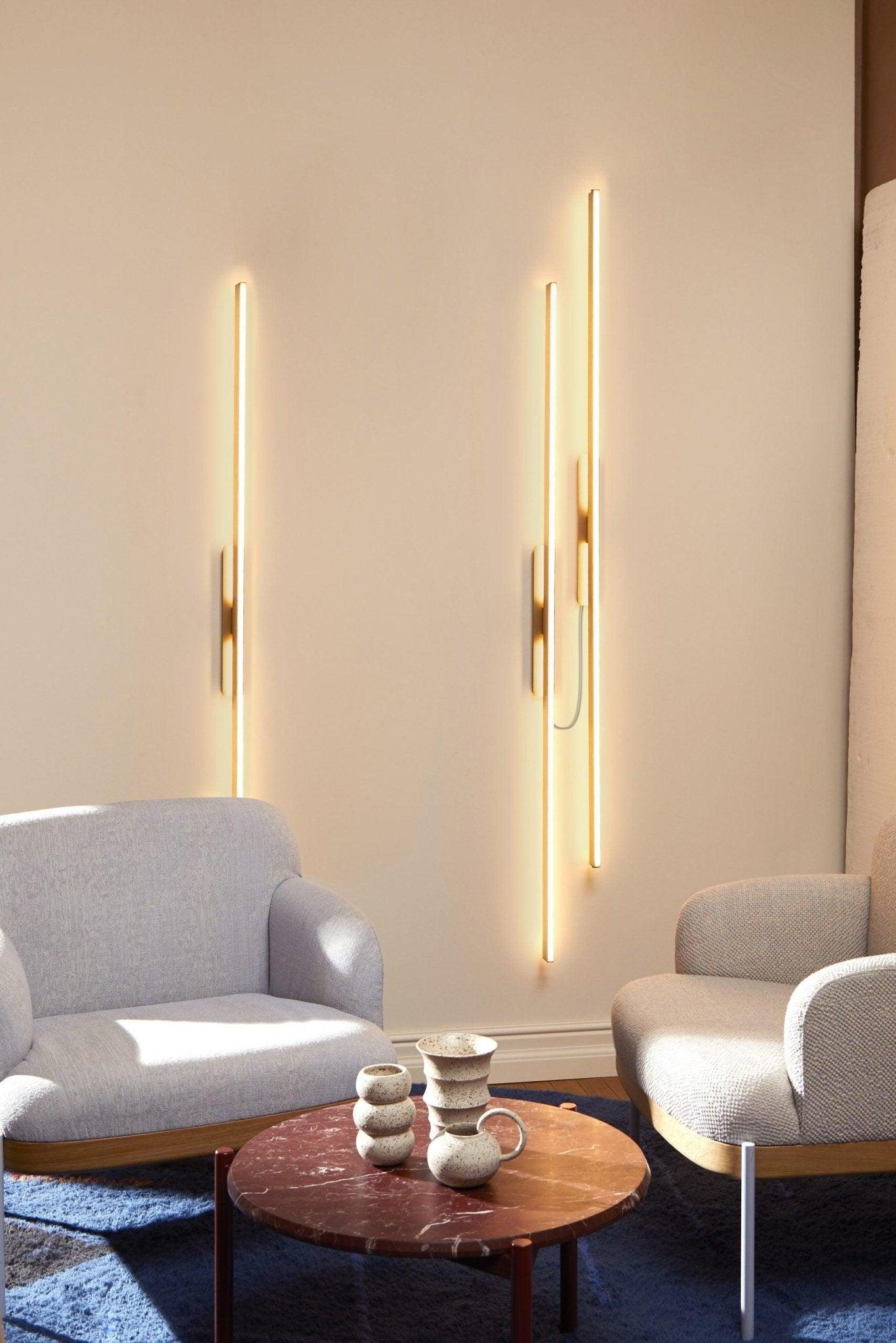 Lampa ścienna FLY satynowy złoty Contardi Eye on Design