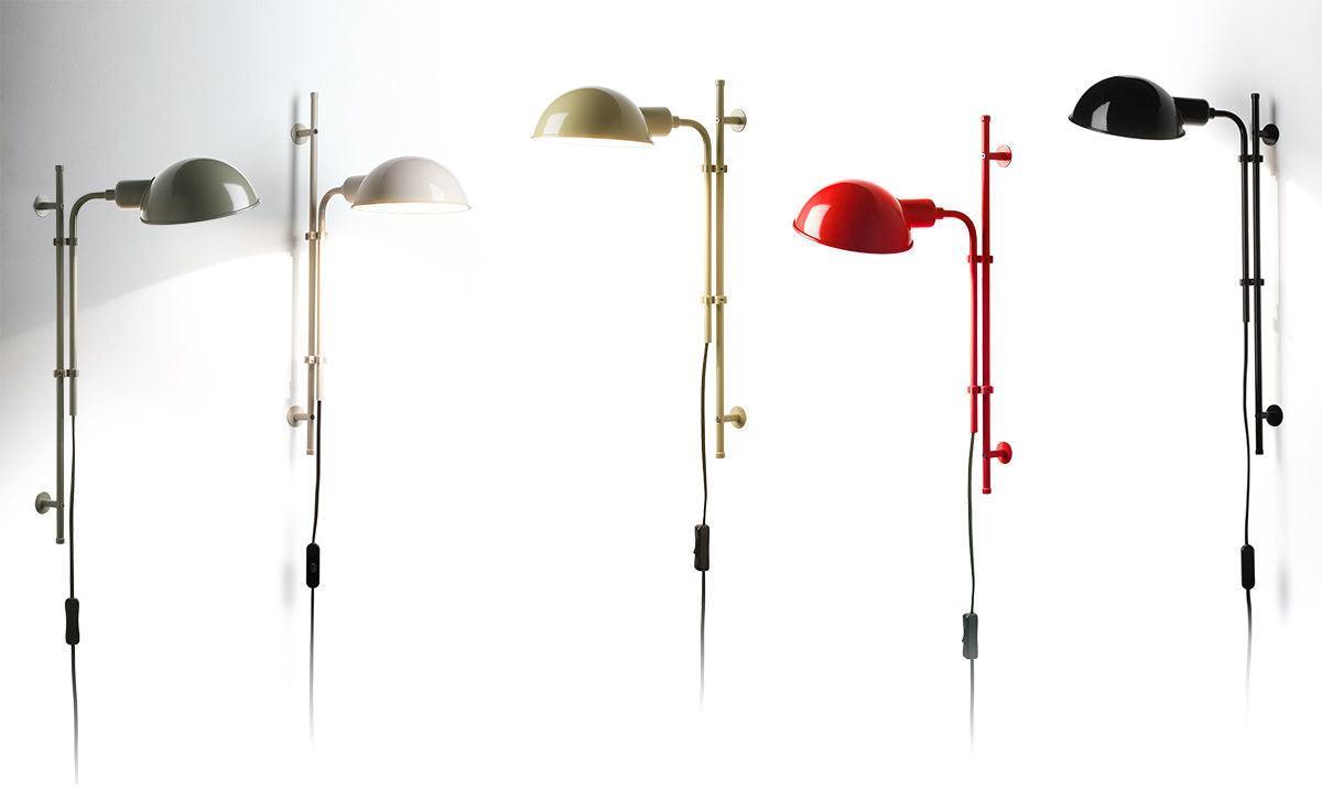 Lampa ścienna FUNICULI czarny Marset Eye on Design