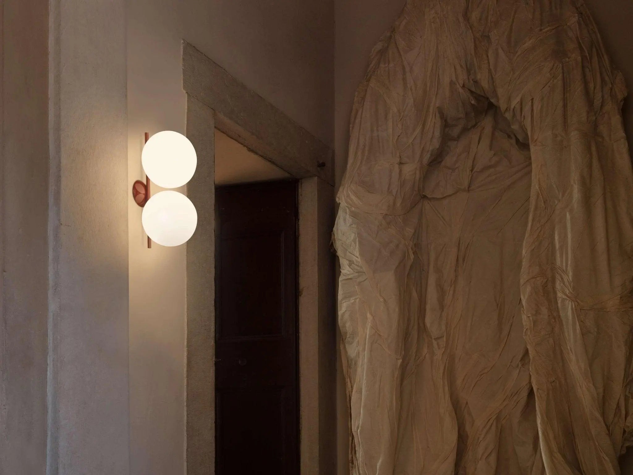 Lampa ścienna IC LIGHTS DOUBLE chromowany – Flos