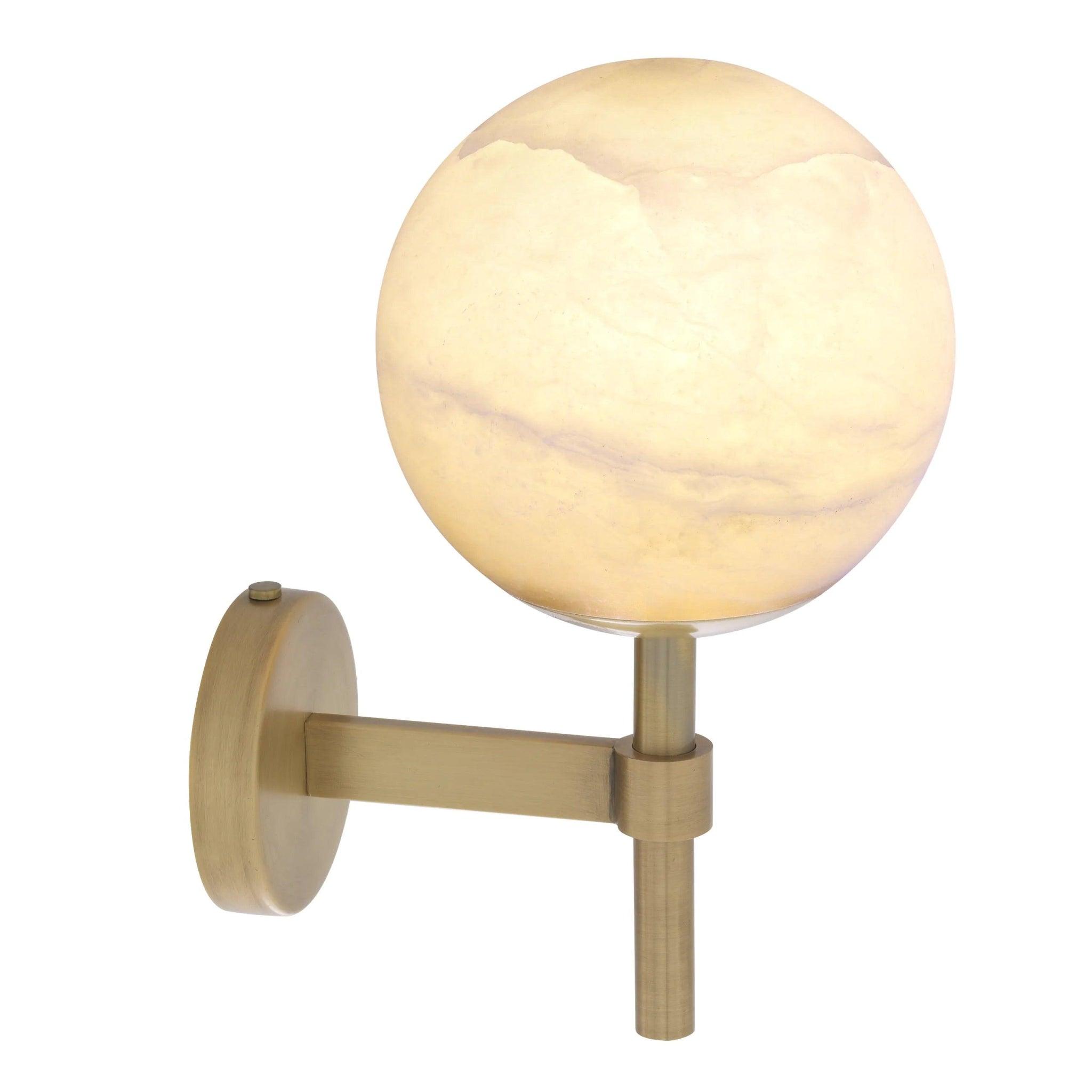 Lampa ścienna JADE mosiężny Eichholtz Eye on Design