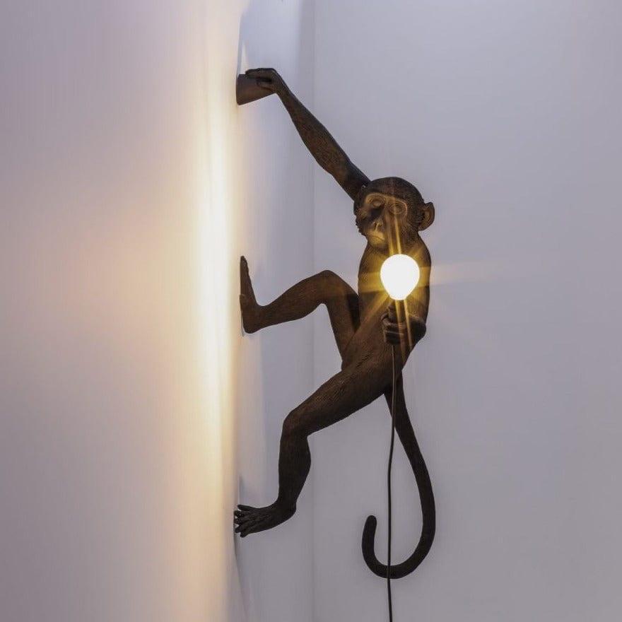 Lampa ścienna MONKEY HANGING - RIGHT czarny Seletti Eye on Design