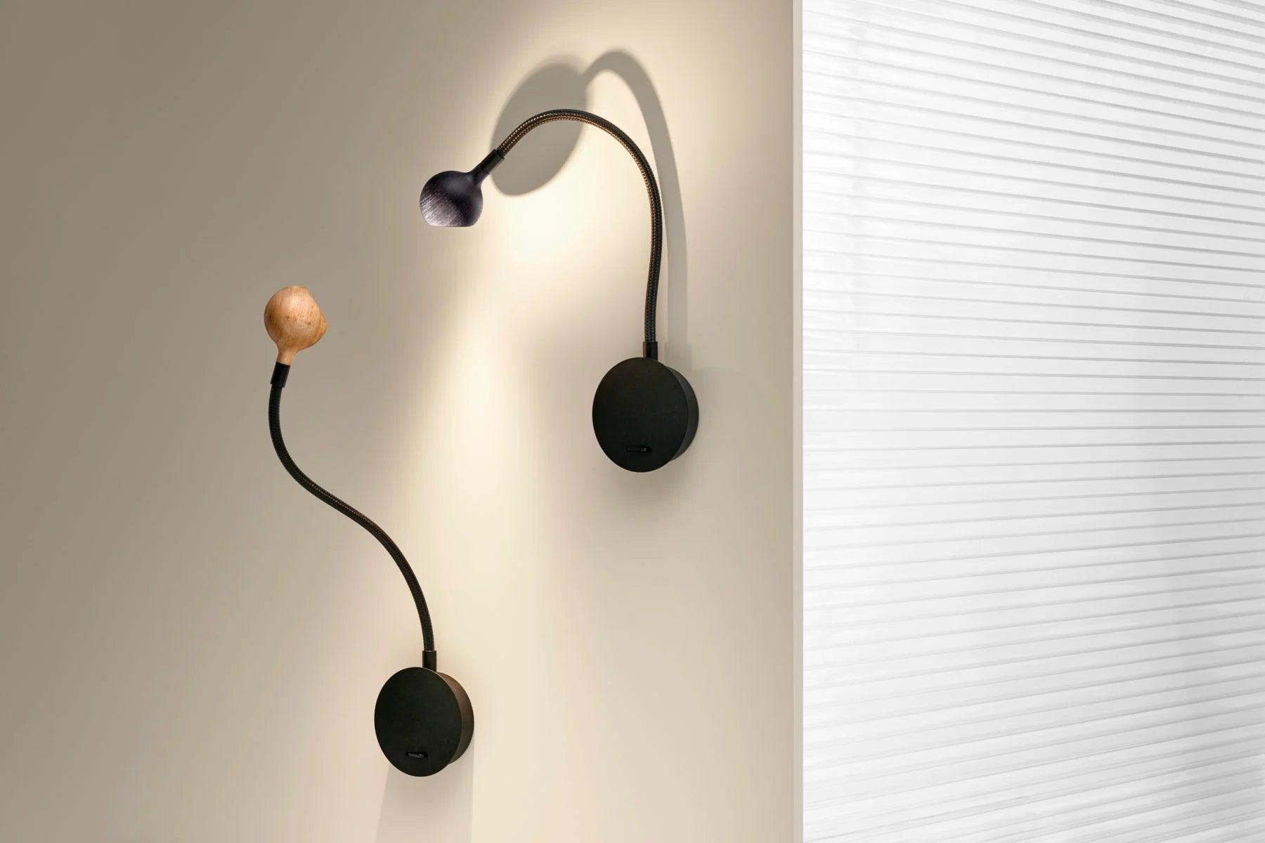 Lampa ścienna Nº8 czarny Marset Eye on Design