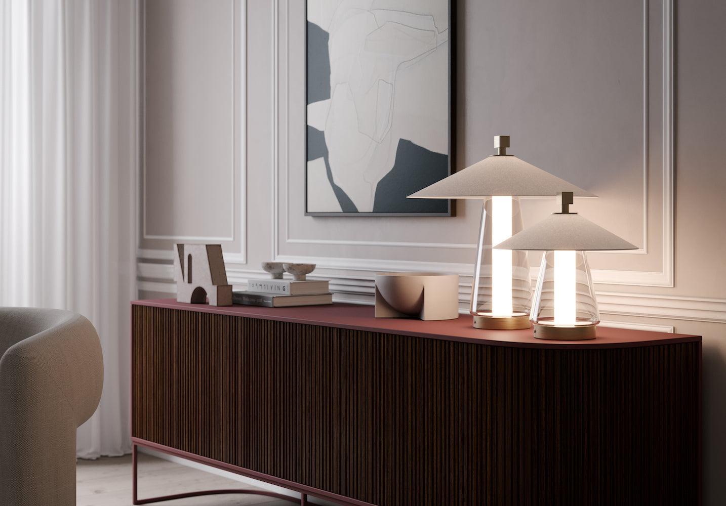 Lampa stołowa ASIA biały Contardi Eye on Design