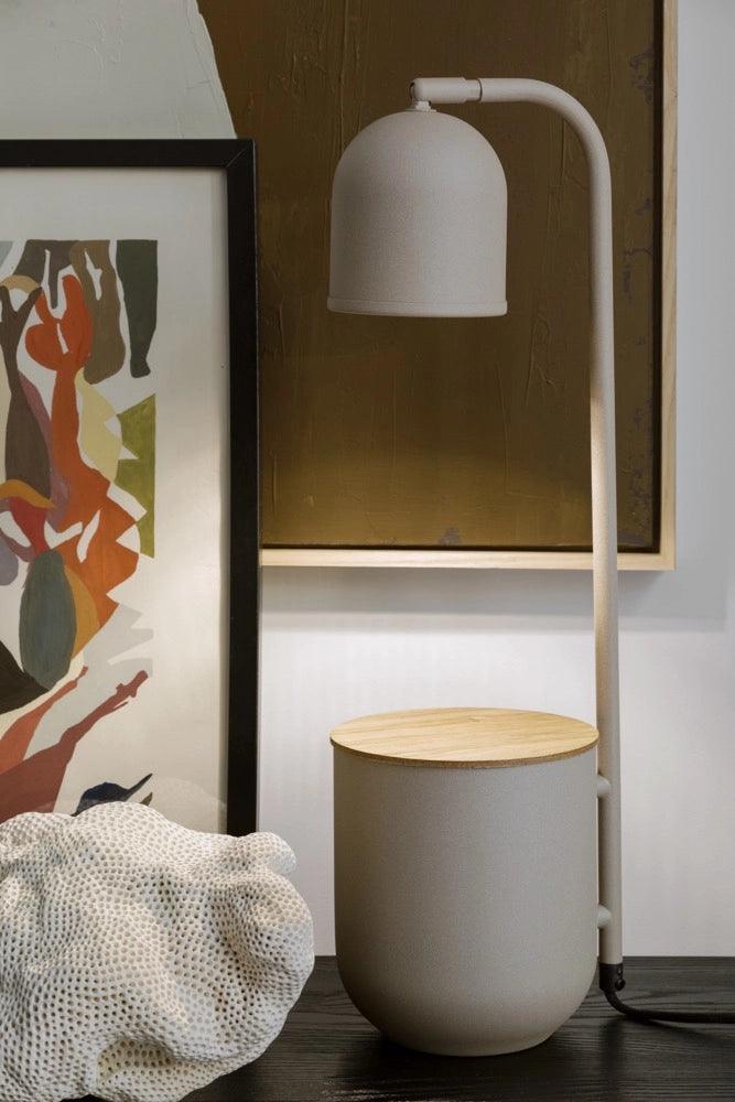 Lampa stołowa BOTANICA WOOD beżowy Kaspa Eye on Design