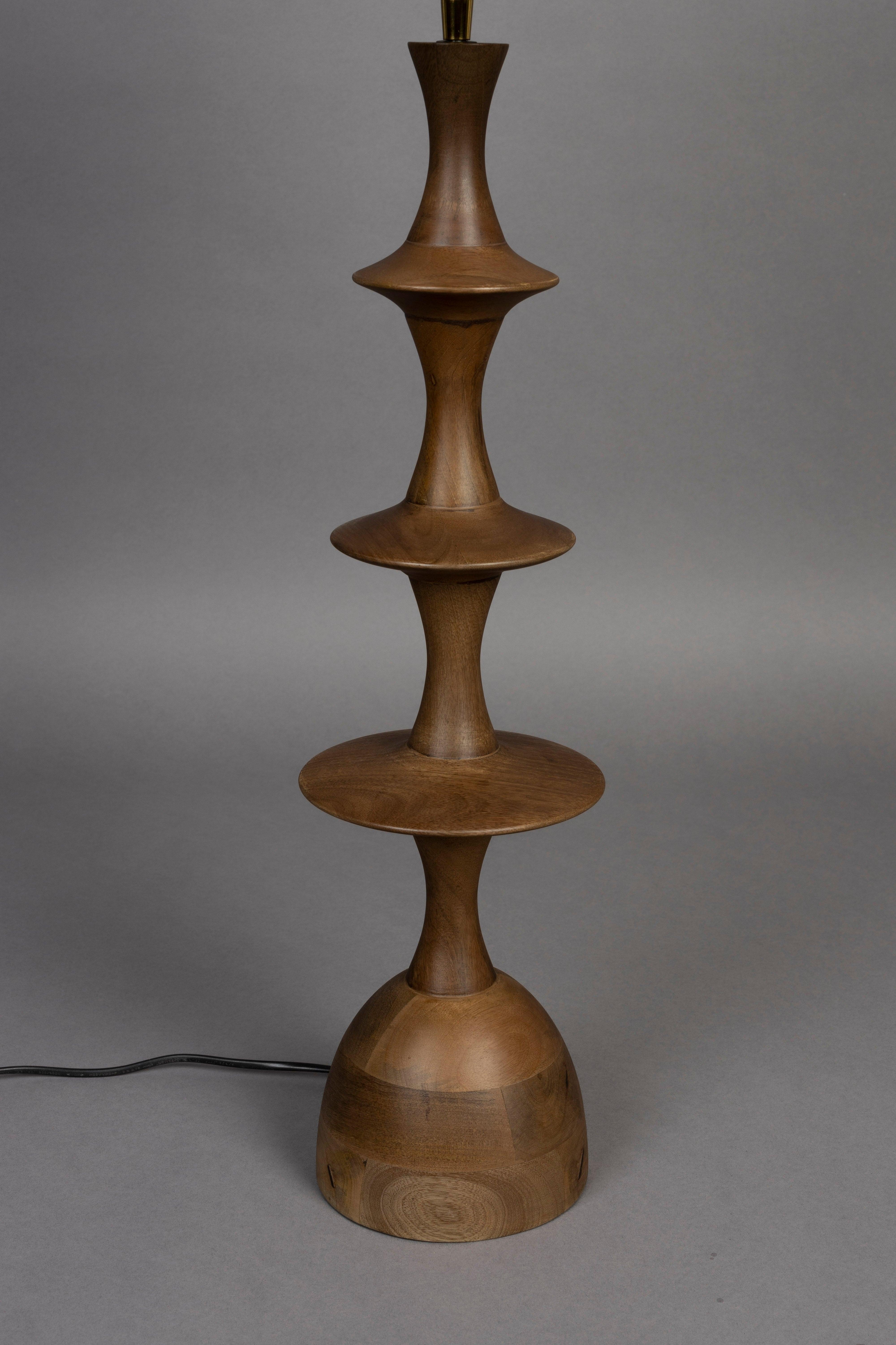 Cath Table Lamp Walnut Dutchbone Eye on Design