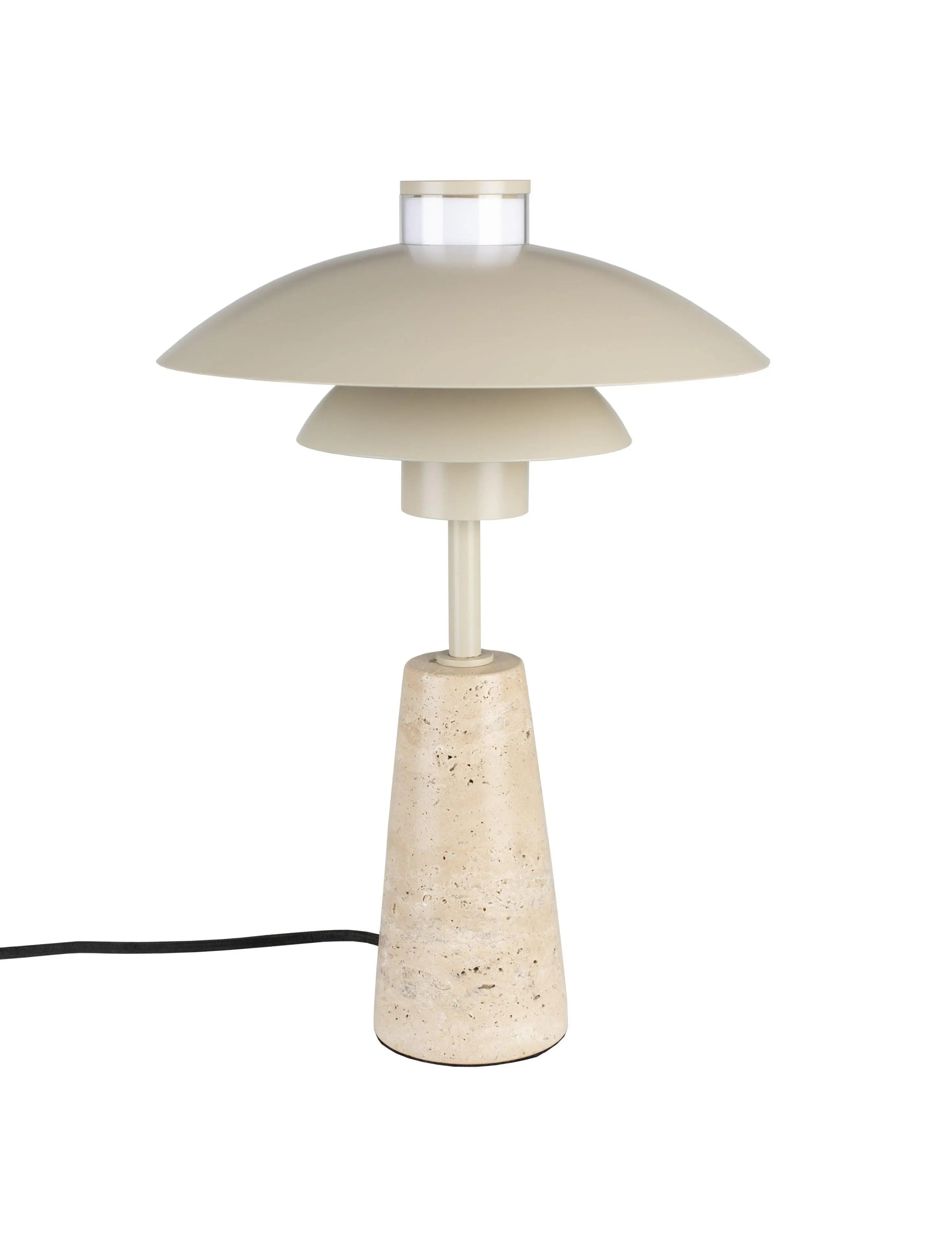 Lampa stołowa COLE beżowy trawertyn Zuiver Eye on Design