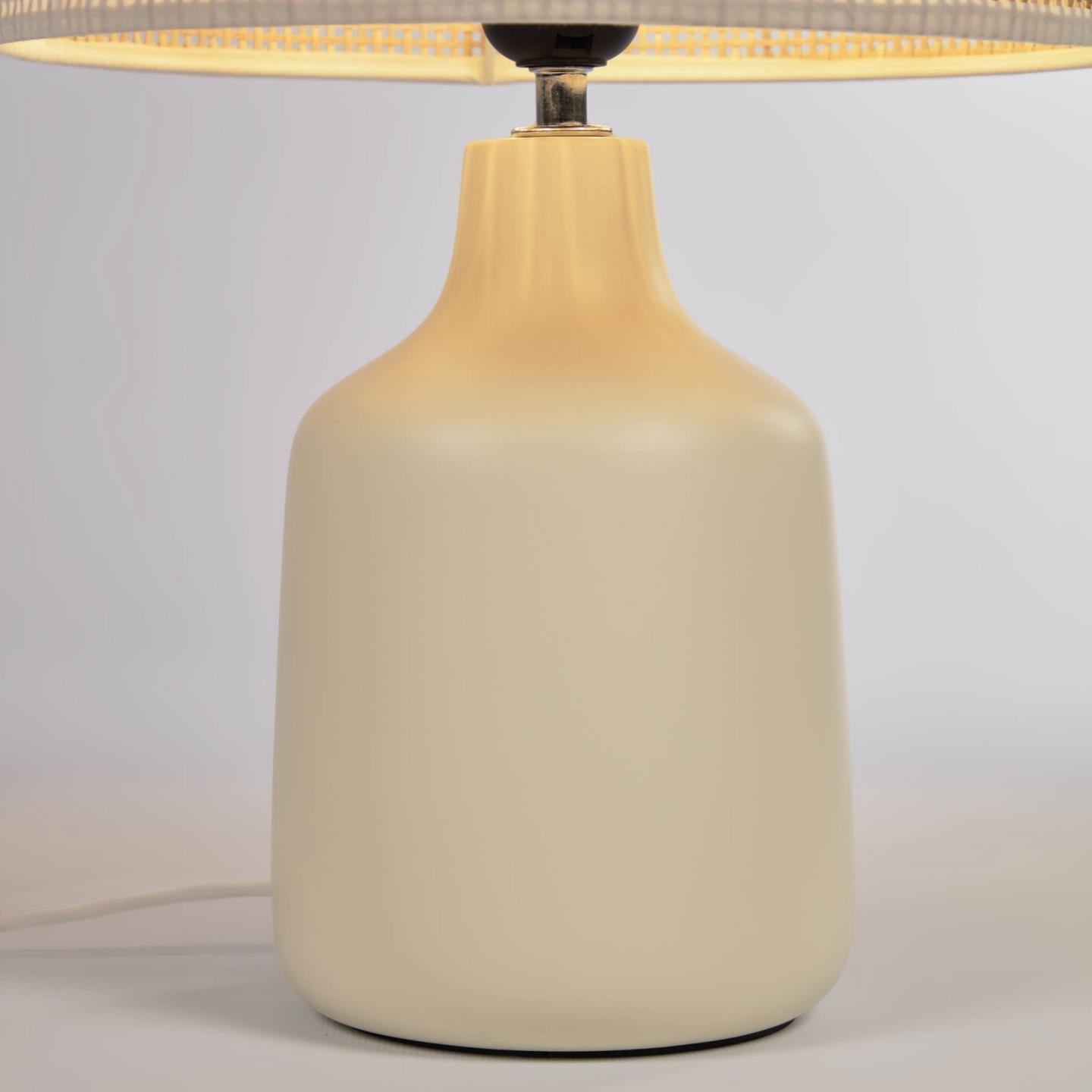 Lampa stołowa ERNA beżowy La Forma Eye on Design