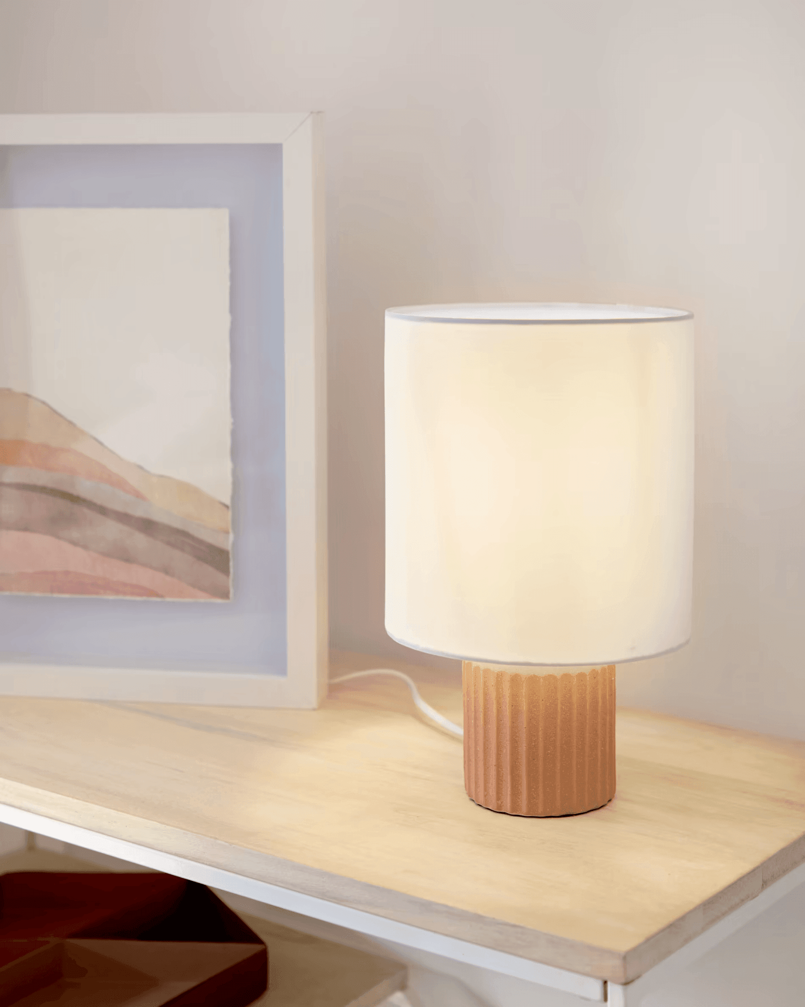 Lampa stołowa ESHE terakota La Forma Eye on Design