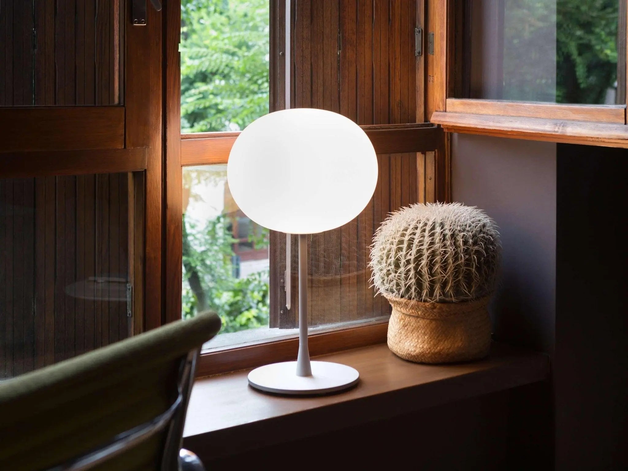 Lampa stołowa GLO-BALL TABLE srebrny – Flos