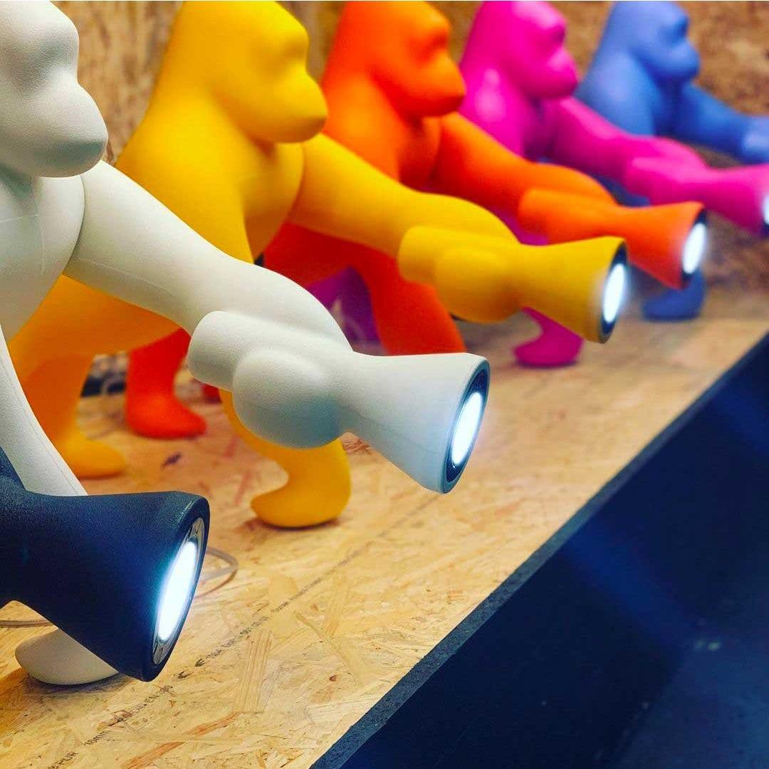 Lampa stołowa KONG czarny Qeeboo Eye on Design