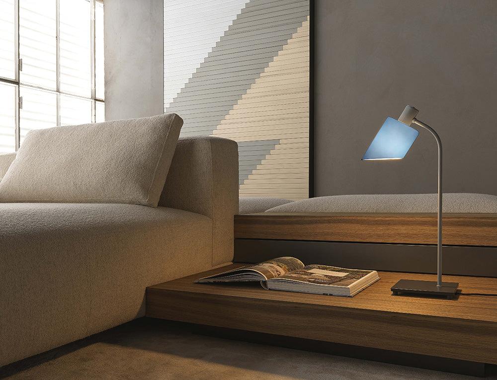 Lampa stołowa LAMPE DE BUREAU szklany klosz - Eye on Design