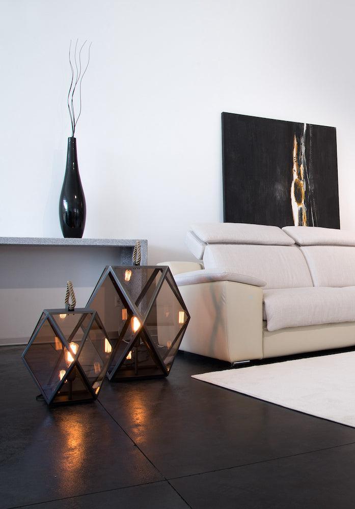 Lampa stołowa MUSE satynowy brąz Contardi Eye on Design