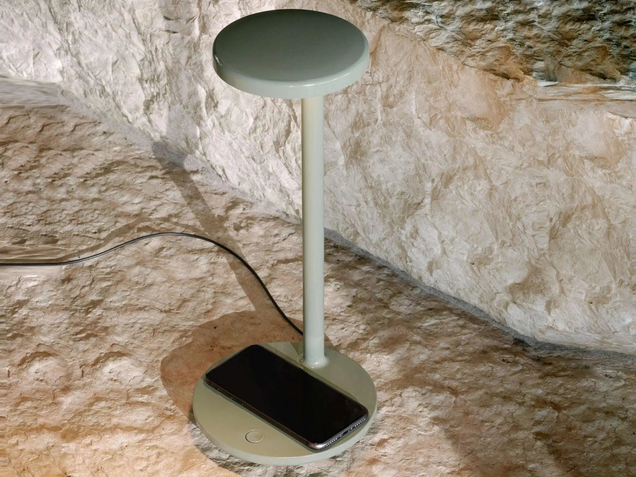 Lampa stołowa OBLIQUE biały matowy – Flos