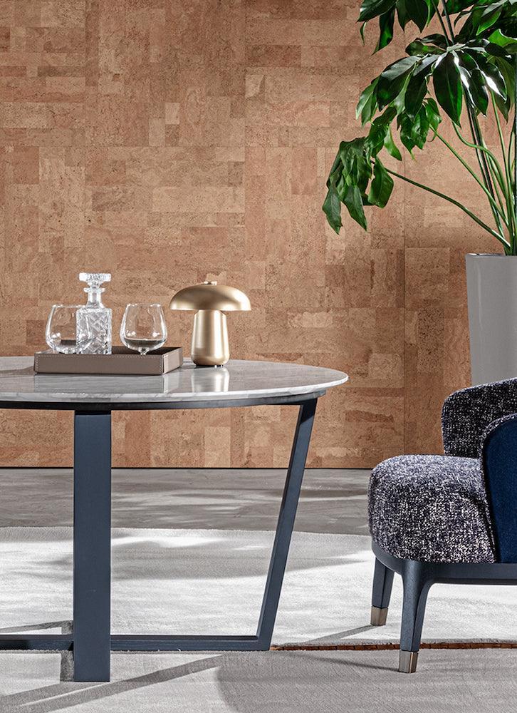 Lampa stołowa ONGO satynowy złoty Contardi Eye on Design