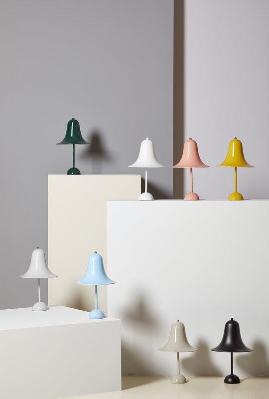 Lampa stołowa przenośna PANTOP biały mat Verpan Eye on Design