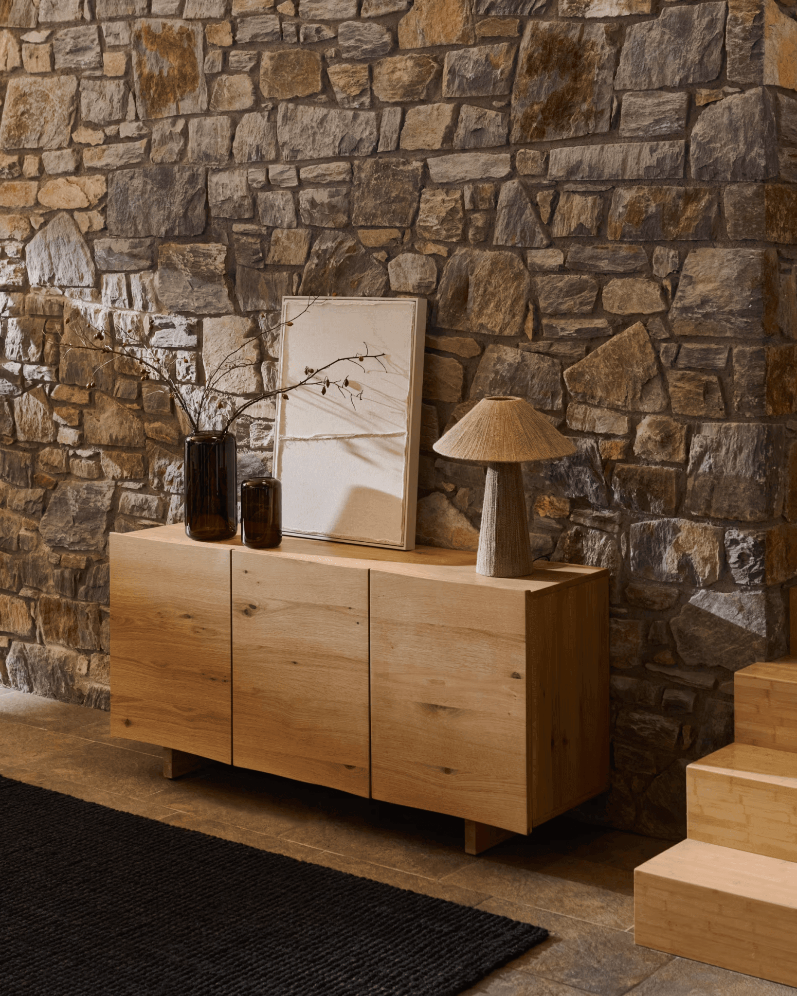 Lampa stołowa RENEE naturalna juta La Forma Eye on Design