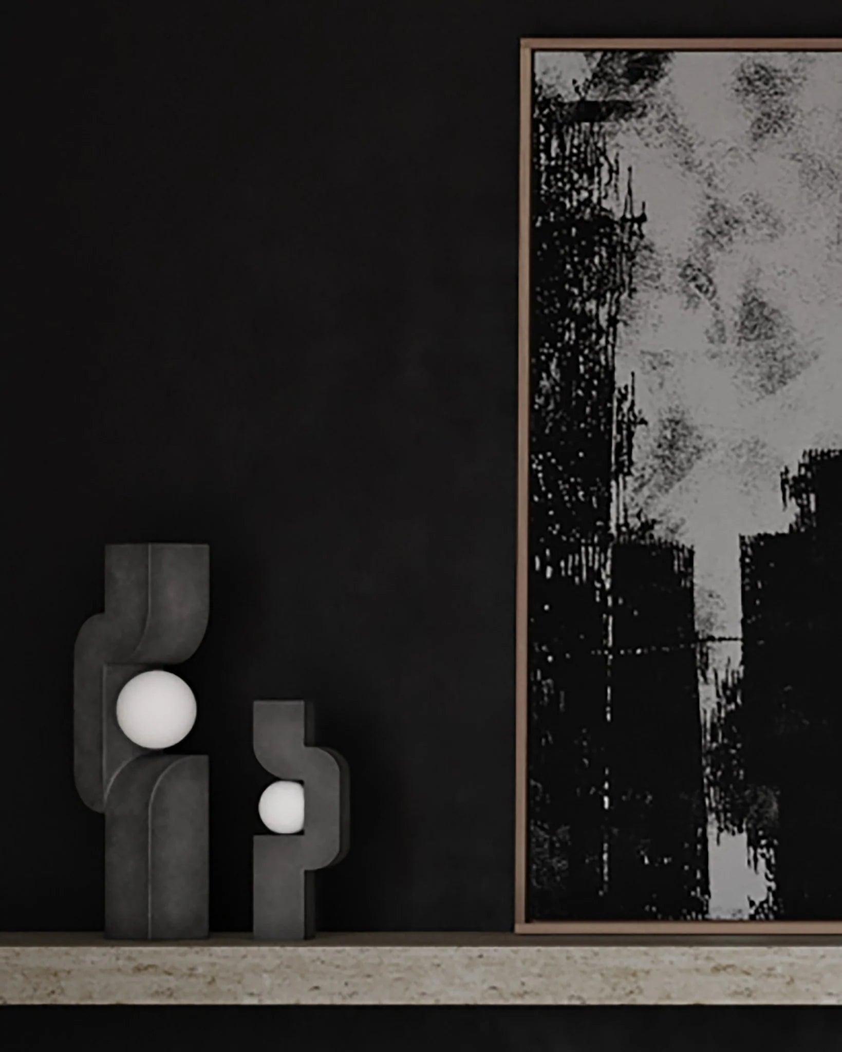 Lampa stołowa SITTING MAN szary 101 Copenhagen Eye on Design