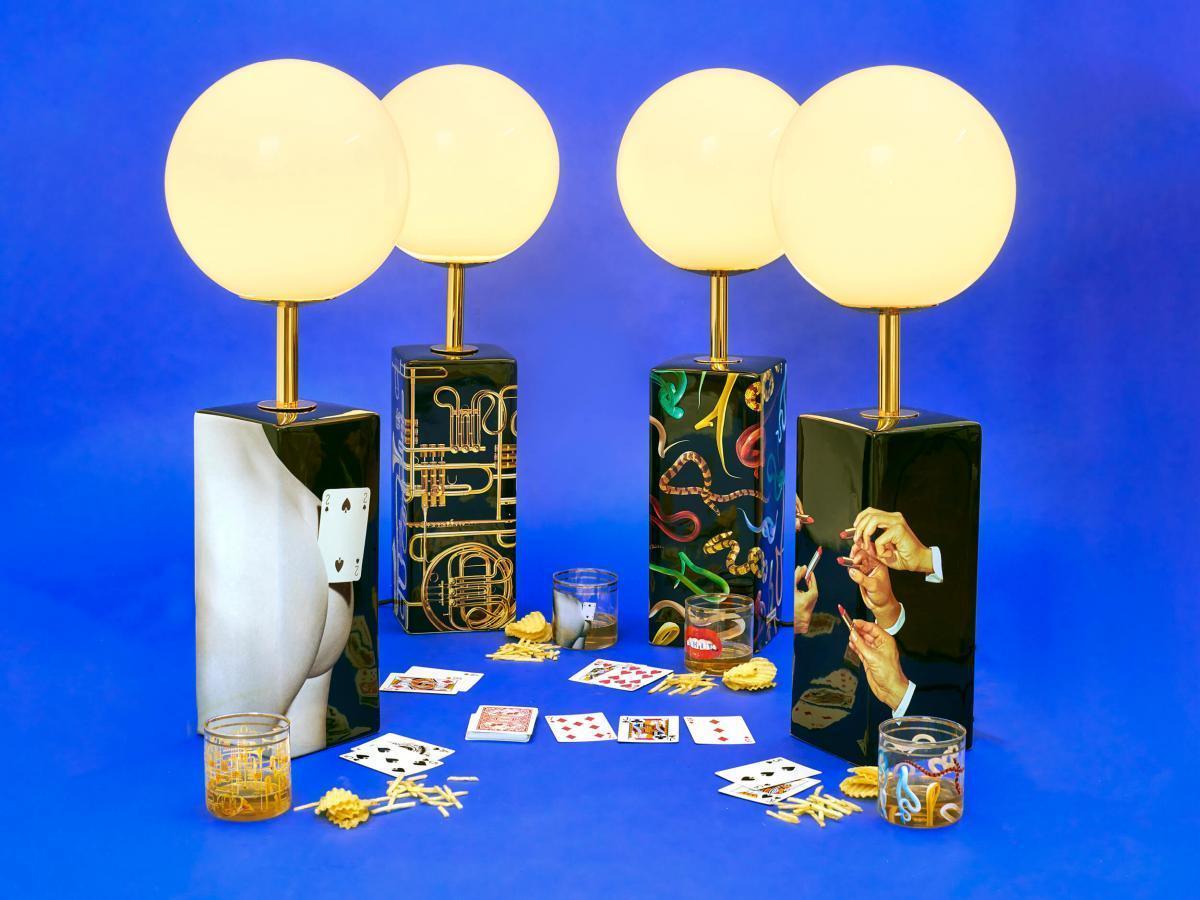 Lampa stołowa TRUMPETS czarny Seletti Eye on Design