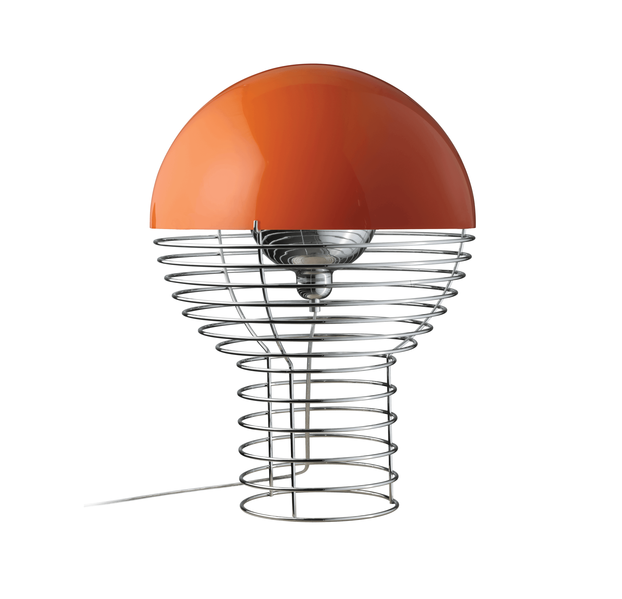 Lampa stołowa WIRE pomarańczowy Verpan Eye on Design