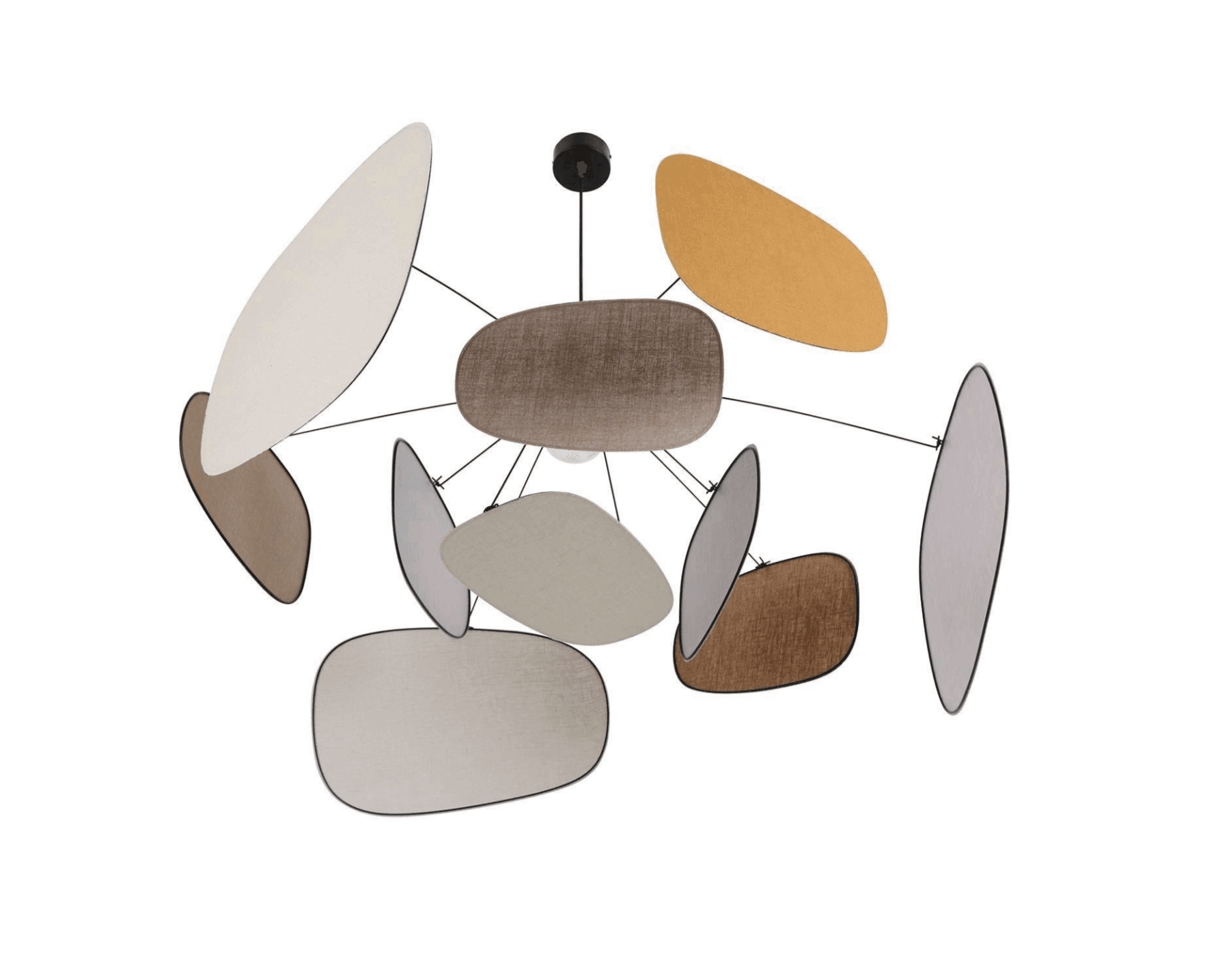 Lampa sufitowa SCREEN 70'S brązowy Market Set Ø110 x 45 cm Eye on Design